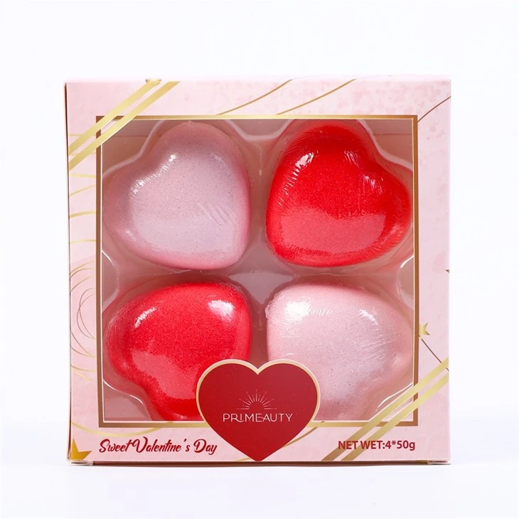 Valentines Heart Shaped Bath Bomb